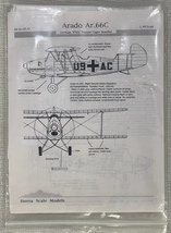 Sierra Scale Models-48-42-1/48 Arado Ar 66C -Vac Kit,  - $45.00