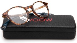 New Woow No Gender 1 Col 4006 Texture Tortoise Eyeglasses 47-20-143mm B42mm - £150.99 GBP