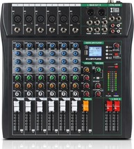 Xtuga 60Ct 6 Channel Mixer For Pc Recording Sound Controller Audio Interface - £98.68 GBP