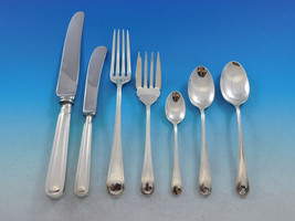 Saxon by Birks Canada Sterling Silver Flatware Set for 8 Service 63 pieces - £2,960.75 GBP