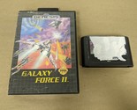 Galaxy Force II Sega Genesis Cartridge and Case cartridge label torn - $16.49