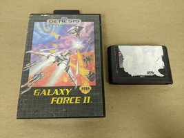 Galaxy Force II Sega Genesis Cartridge and Case cartridge label torn - $16.49
