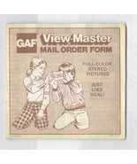 Vintage 1977 GAF View-master Mail Order Form ONLY - $503.11 MXN
