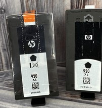 HP Printer Ink Cartridge - 920XL - Black - Lot of 2 - New - £15.20 GBP