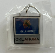 Oklahoma State Flag Key Chain 2 Sided Key Ring - £3.89 GBP