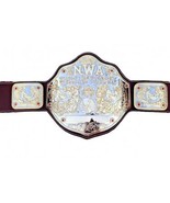 NWA Big Gold World Heavyweight Wrestling Champion Belt 4mm Zinc Plates R... - $259.99