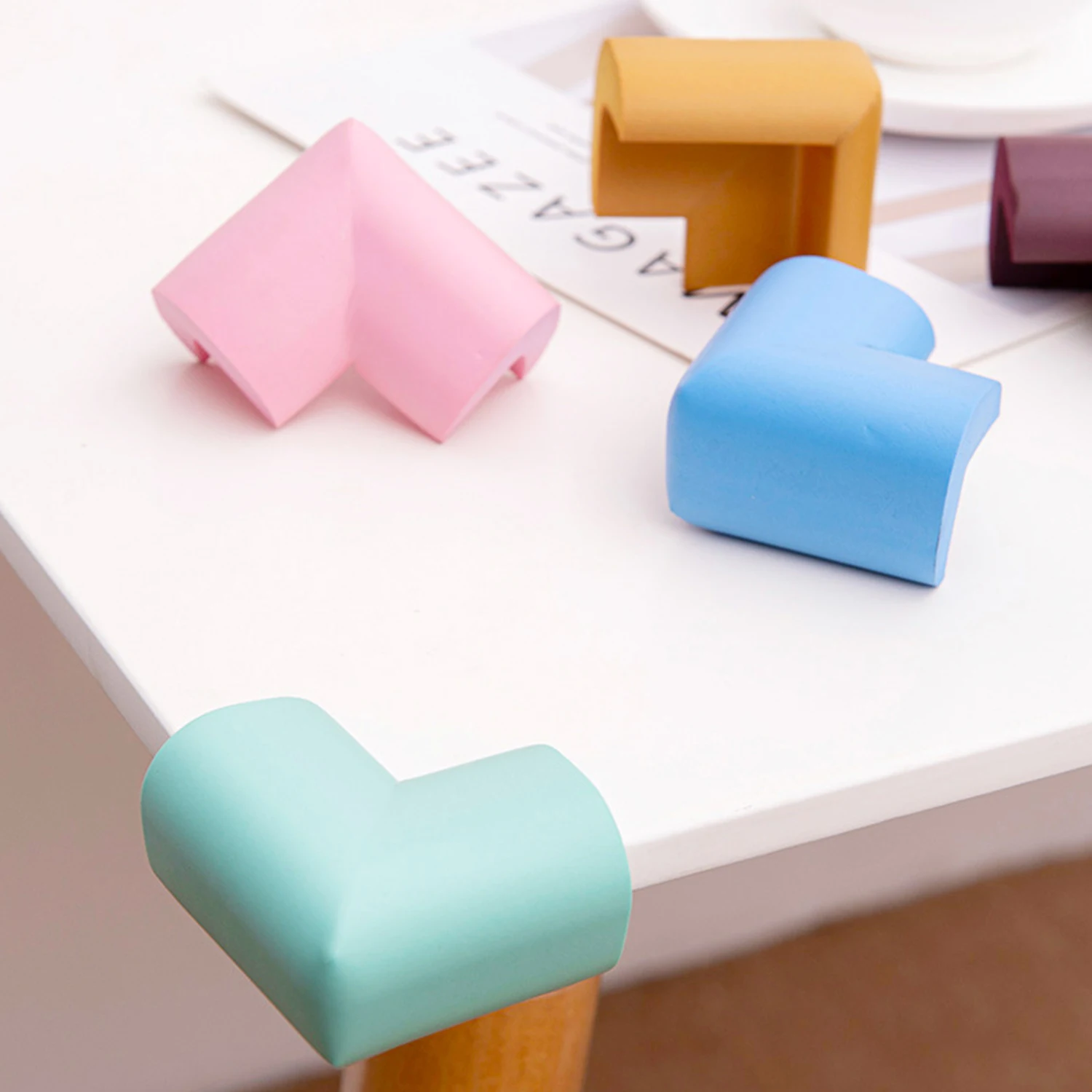 4pcs/set Soft Baby Table Corner Protector Children Safety Protection Fur... - $12.20