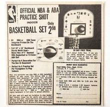 1973 Official NBA Basketball Set Advertisement Sports Collectible Vintag... - $19.99