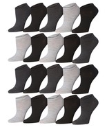 Tipi Toe Women&#39;s 20 Pairs Colorful Patterned Low Cut/No Show Socks, Colo... - $18.61