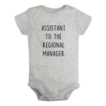 Assistant to the Assistant Regional Manager Funny Rompers Newborn Baby Bodysuits - £8.14 GBP