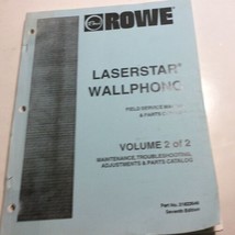 ROWE LASERSTAR WALLPHONO JUKEBOX MANUAL VOLUME 2 OF 2 - $21.46