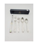 Waterford Carleton Flatware 18/10 Stainless Place Setting Gold Accent 5 Pcs - $1,703.37 MXN