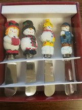 Spreadables Gourmet Spreaders Cardinal Inc. Christmas Holiday Snowman Family - £5.28 GBP
