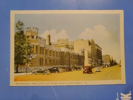 Vtg 1946 Postcard The Armouries, Hotel London, Dundas St., Ontario, Canada - $4.99