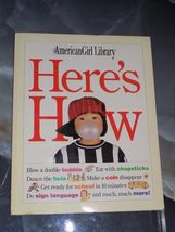American Girl Here's How Book,1996 - $6.00