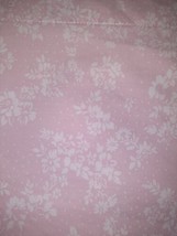Simply Shabby Chic Rachel Ashwell Rose Slipper Print Pink White Twin Flat Sheet - £35.53 GBP