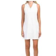 NWT Ladies TOMMY BAHAMA WHITE Sleeveless Mock Golf Tennis Dress Sizes M ... - £47.17 GBP