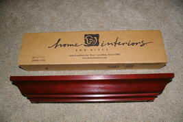 Home Interiors &amp; Gifts Cherry Dale Wood Shelf Homco NIB - $35.00