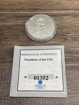 American Mint 16th President of the US Abraham Lincoln Coin Medallion KG JD - $9.89