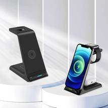 3 in 1 Wireless Charging Stand For Phone, Smartwatch &amp; Airpods - £31.95 GBP