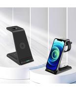 3 in 1 Wireless Charging Stand For Phone, Smartwatch &amp; Airpods - £31.91 GBP