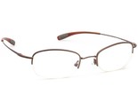 Nike Eyeglasses 4003 210 Flexon Brown Half Rim Metal Frame Japan 49[]21 145 - $89.99