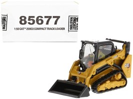 CAT Caterpillar 259D3 Compact Track Loader with Work Tools and Operator Yellow - £50.13 GBP