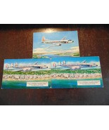 3 Vintage Eastern Airlines Airplane Blank Postcards 2 Connies 1 Silver F... - $178.01 MXN