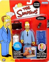 The Simpsons Series 1 Herb Powell Action Figure NIB Playmates Toys Fox - £20.34 GBP