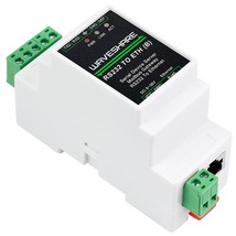 RS232 To RJ45 Ethernet Converter Adapter Rail-mount RS232 Serial Server,... - $54.99