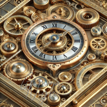 Timeless Mechanics – 3000x3000 PNG Digital Download, 300 DPI Steampunk Art - £0.76 GBP