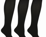 AWS/American Made Men&#39;s Diabetic Knee High Socks 3 Pairs Non-Binding Bre... - $15.83