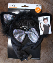 Celebrate 3 Piece Children&#39;s Halloween Cat Kit Costume Ages 3+ - £2.39 GBP