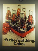 1969 Coca-Cola Soda Ad - It&#39;s the real thing. Coke. - £14.61 GBP