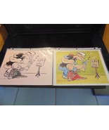 RARE 2 1944 Popeye &amp; Sweet Pea Artworks 8 1/2X&quot;11&quot; from King Features Sy... - $362.36 MXN