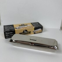 Grillpro Deluxe Smoker Box #00100 Chromed Steel Slider Lid For Wood Chip... - $14.84