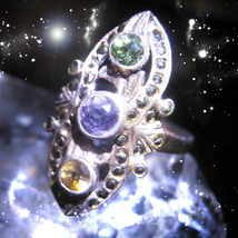 HAUNTED ANTIQUE RING ALLIANCE OF MASTER & SHAMAN GODLY HEALING POWER OOAK MAGICK image 2