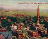 Looking N.E. from Old Water Tower St. Louis MO Postcard PC574 - $4.99