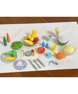 Vintage Barbie ~ Kitchen Food Dishes Play Set Assorted Accessories Lot - €10,19 EUR