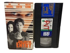 Unlawful Entry VHS Kurt Russell Ray Liotta Madeleine Stowe Blockbuster R... - £5.03 GBP