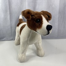Melissa &amp; Doug Jack Russell Terrier Dog Life Size Stuffed Animal Plush E... - £13.13 GBP
