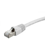Monoprice 24320 MONOPRICE CAT6A 1FT WHITE PATCH CABLE_ DOUBLE SHIELDED (... - $23.56