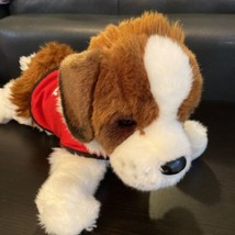 Douglas The Cuddle Toy Plush St. Saint Bernard dog Puppy Brown White - $17.59