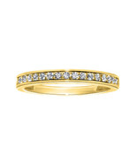 Solid Genuine 14k Gold 1/5ct Round Diamonette Cubic Zirconia Wedding Ring - $4,496.10 MXN+