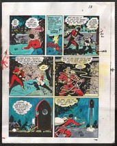 Hand Painted Color Guide-Capt Marvel-Shazam-C35-1975-DC-page 13-Mr Tawne... - £70.22 GBP