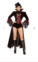 Roma Costumes 4pc Wicked Vampire Costume Adult Womens Size S - $65.13