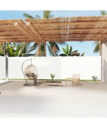  Side Awning Cream Polyester with PU coating, steel, aluminum Large - $4,566.61 MXN