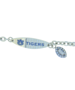 Stainless Steel Auburn Tigers Logo ID 8 inch Bracelet - $94.06