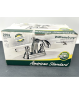 NOS AMERICAN STANDARD WILLIAMSBURG  CHROME WIDESPREAD LAV FAUCET W/POP-U... - $2,299.95 MXN