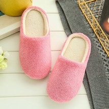 Slippers Women 2021 Indoor House plush Soft Cute Cotton Slippers Shoes Non-slip  - £12.64 GBP